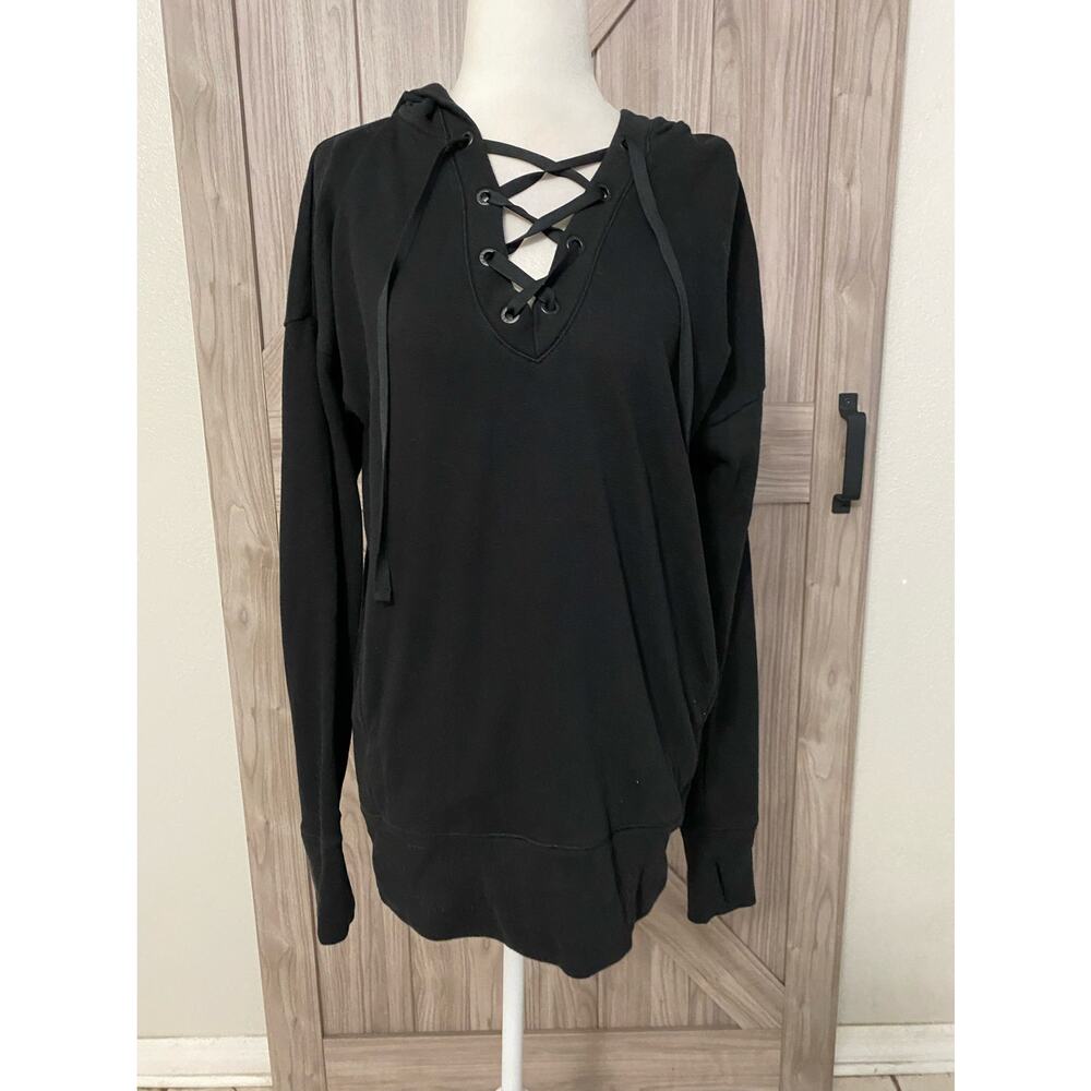 Victoria secret VSX Sport small black hooded sweatshirt
